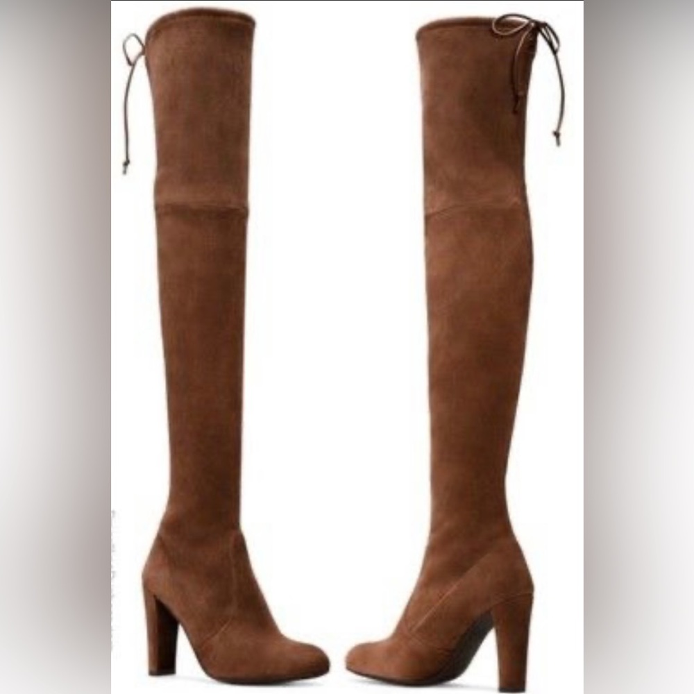 Stuart wizeman high line boots in camel! Gentle used condition.